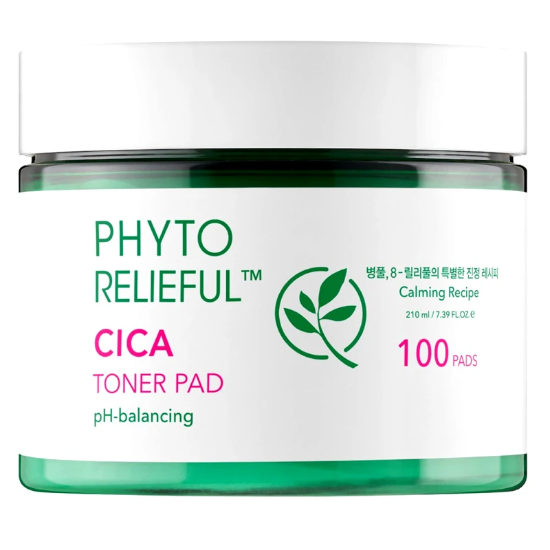 Thank You Farmer Thank You Farmer Phyto Relieful Cica Toner Pad Εμποτισμένα Toner Pads που Εξισορροπούν το pH της Επιδερμίδας & Λειαίνουν την Υφή της 100 Pads