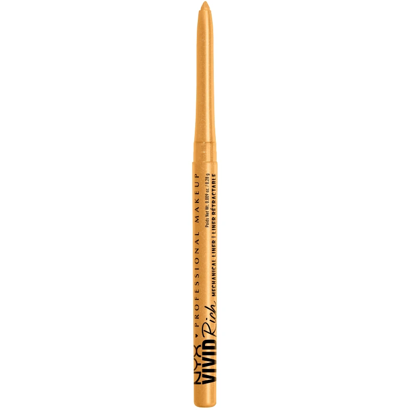NYX Professional Makeup NYX Professional Makeup Vivid Rich Mechanical Pencil 01 Amber Stunner Μολύβι Ματιών με Αστραφτερό Αποτέλεσμα 1 Τεμάχιο - 01 Amber Stunner