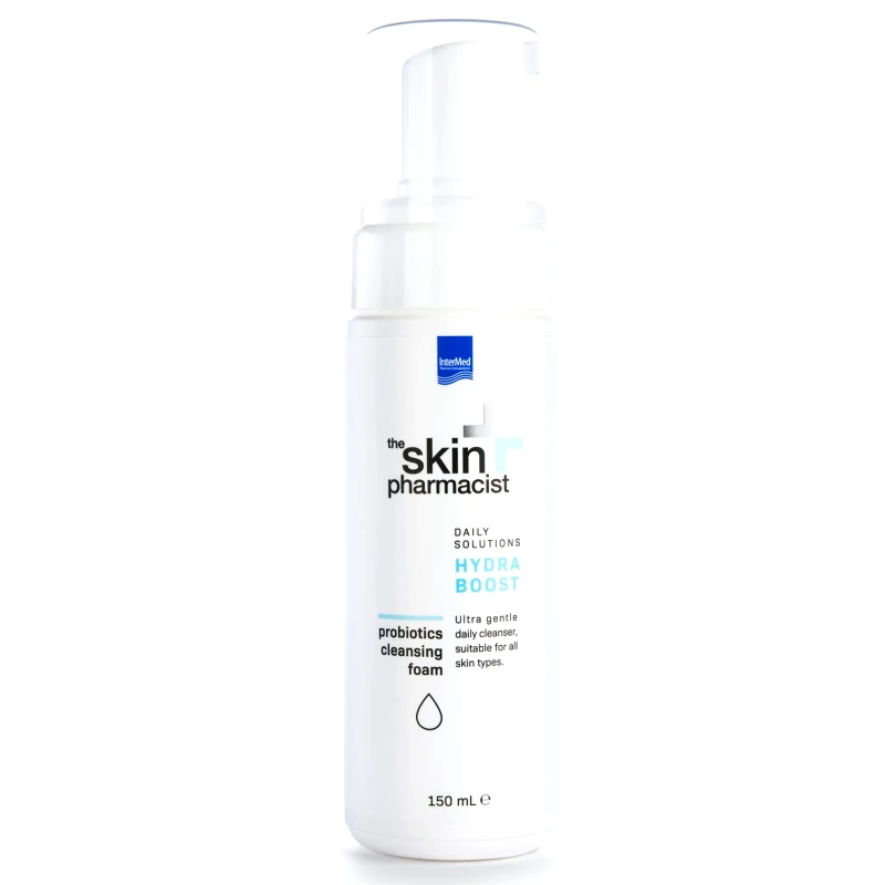 The Skin Pharmacist The Skin Pharmacist Daily Solutions Hydra Boost Probiotics Cleansing Foam Απαλός Καθαριστικός Αφρός Προσώπου με Προβιοτικά 150ml