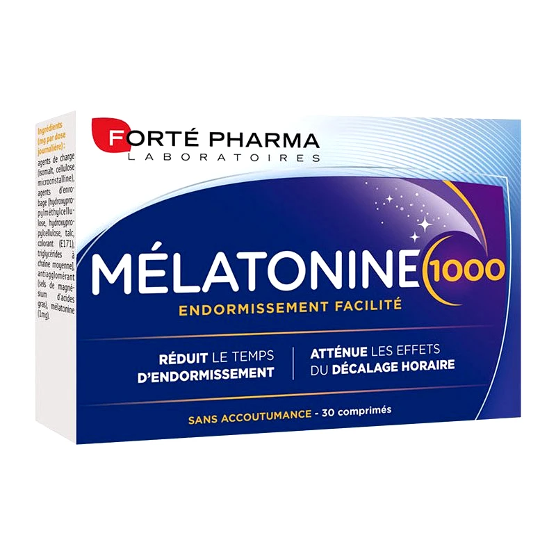 FORTE PHARMA Forte Pharma Melatonine 1000 Συμπλήρωμα Μελατονίνης για την Καταπολέμιση της Αϋπνίας 30tabs