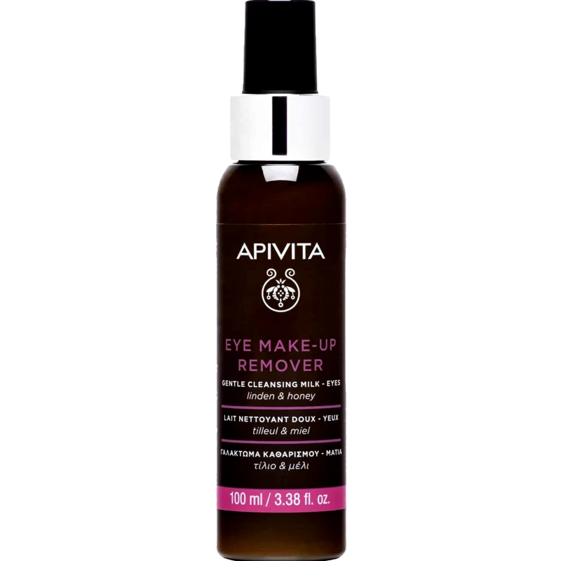 Apivita Apivita Gentle Eye Make-Up Remover With Honey & Linden Απαλό Γαλάκτωμα Ντεμακιγιάζ Ματιών με Μέλι & Τίλιο 100ml