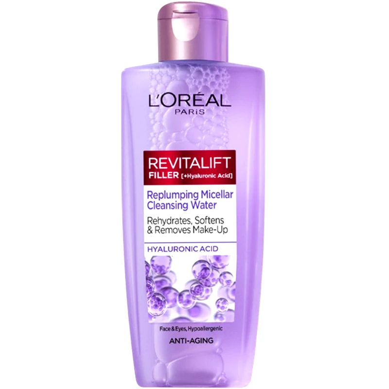 Loreal Paris L'Oreal Paris Revitalift Filler Νερό Micellaire για Καθαρισμό & Ντεμακιγιάζ Προσώπου - Ματιών 200ml