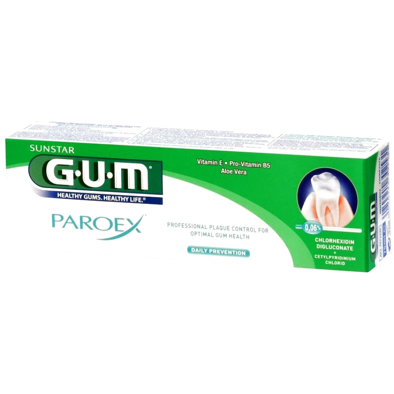 Gum Gum 1750 Paroex Toothpaste 0,06% CHX + 0,05% CPC Οδοντόκρεμα Καθημερινής Πρόληψης 75ml