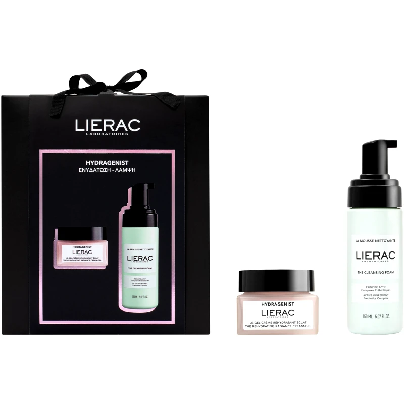 Lierac Lierac Promo Hydragenist The Rehydrating Radiance Cream-Gel 50ml & The Cleansing Foam 150ml