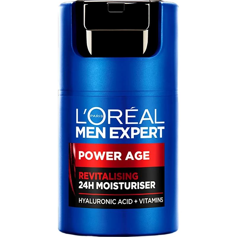 Loreal Paris L'Oreal Paris Men Expert Power Age Revitalising Face Cream Ανδρική Κρέμα Προσώπου για τα Σημάδια Γήρανσης 50ml 