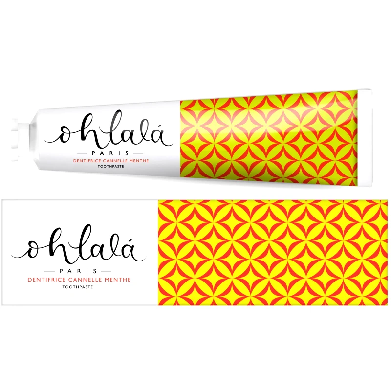 Ohlala Ohlala Cinnamon Mint Toothpaste Οδοντόκρεμα με Υπέροχη Γεύση Μέντα & Κανέλα 75ml