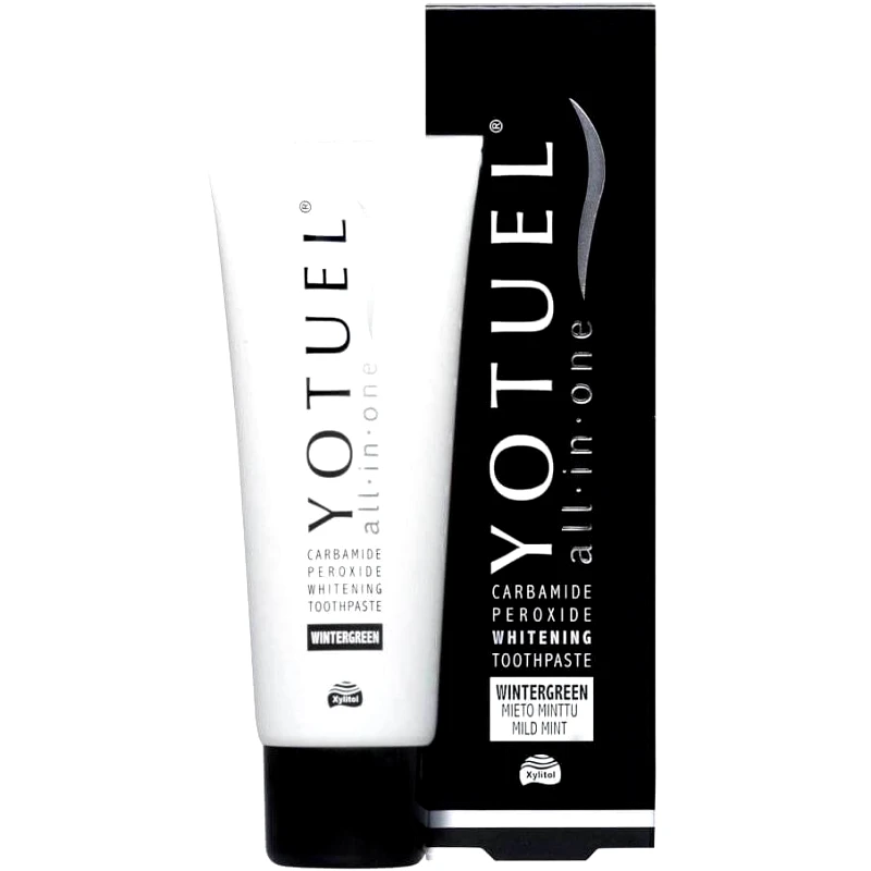 YOTUEL Yotuel All In One Carbamide Peroxide Whitening Toothpaste Φθοριούχος Λευκαντική Οδοντόκρεμα με Γεύση Μέντας 75ml