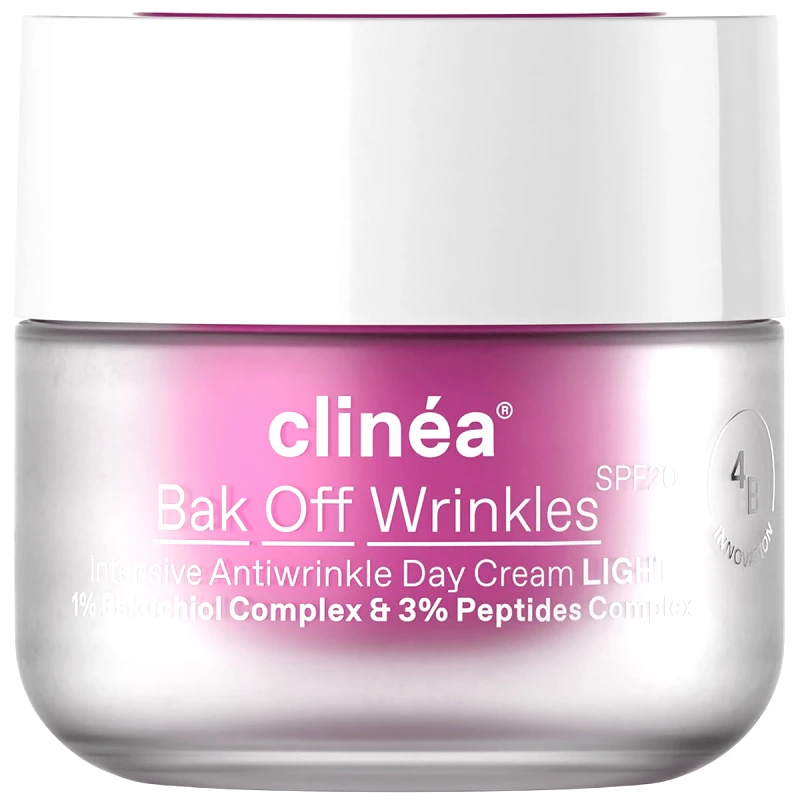 Clinea Clinea Bak Off Wrinkles Intensive Antiwrinkles Day Cream Light Spf20 Κρέμα Ημέρας Εντατικής Αντιγήρανσης Ελαφριάς Υφής Μεσαίας Προστασίας από την Ηλιακή Ακτονοβολία 50ml