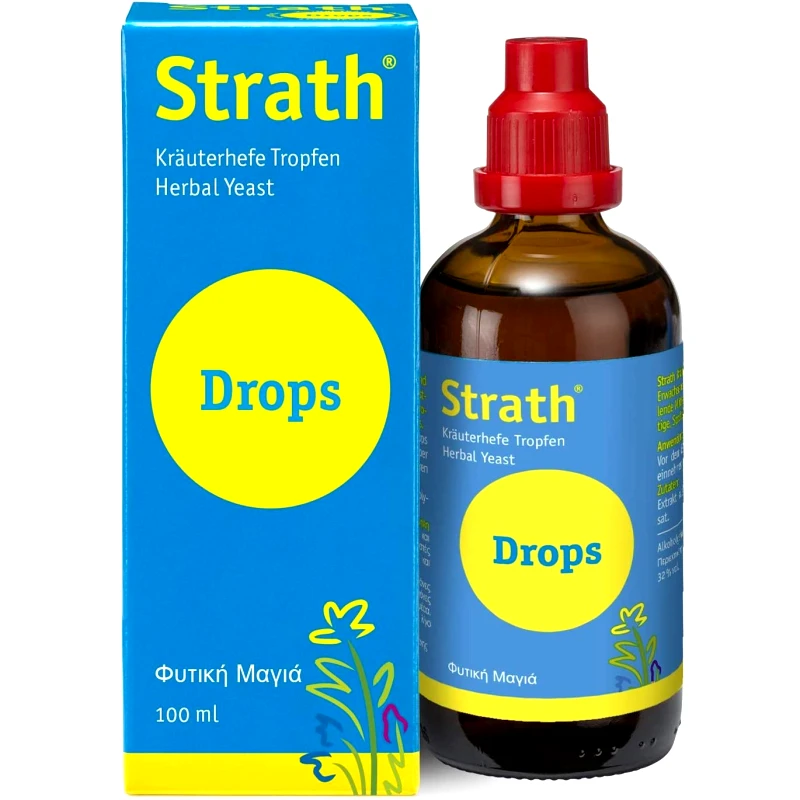 Strath Strath Drops Συμπλήρωμα Διατροφής Φυτικής Μαγιάς για την Καλή Υγεία του Οργανισμού 100ml