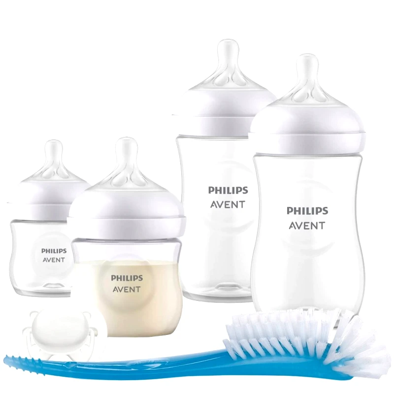 Philips Avent Philips Avent Πακέτο Προσφοράς Natural Response Newborn Gift Set Σετ Δώρου Μπιμπερό & Πιπίλας για Νεογέννητα 1 Τεμάχιο Κωδ SCD838/11
