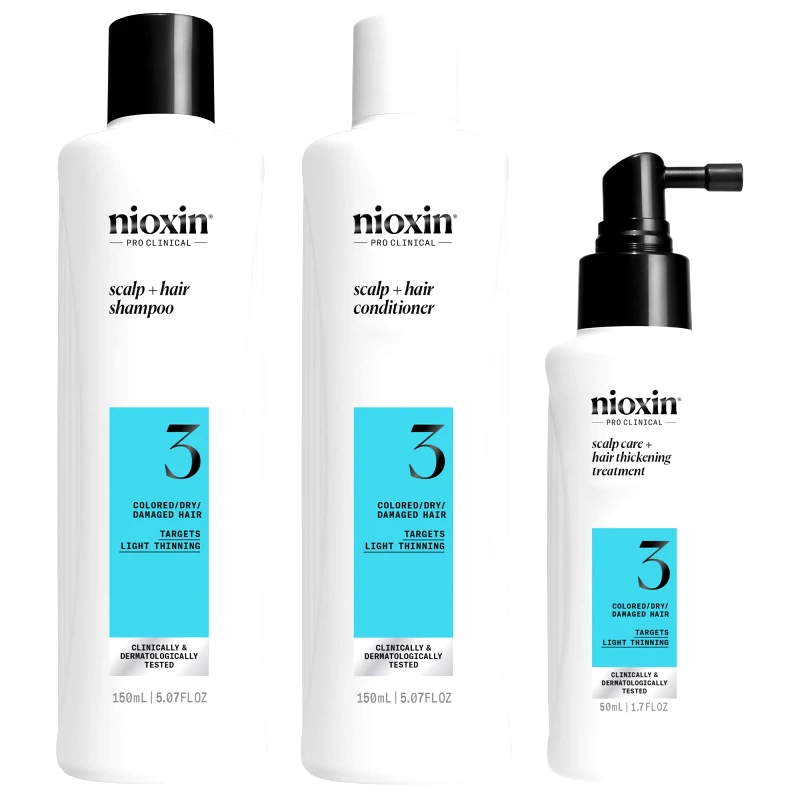 Nioxin Nioxin Promo Scalp & Hair System 3 Shampoo 150ml & Conditioner 150ml & Treatment Serum 50ml