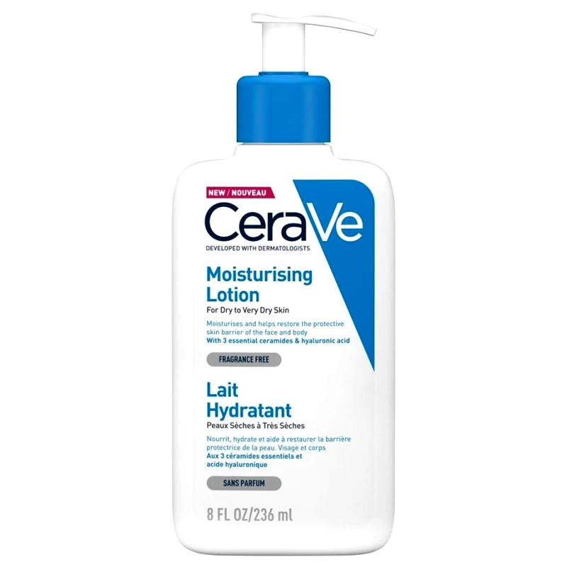Cerave CeraVe Moisturising Face & Body Lotion for Dry to Very Dry Skin Ενυδατικό Γαλάκτωμα Προσώπου, Σώματος για Ξηρή & Πολύ Ξηρή Επιδερμίδα - 236ml