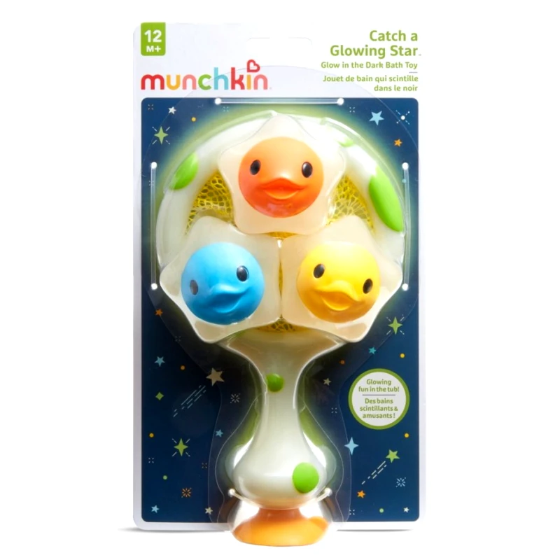 Munchkin Munchkin Catch a Glowing Star Bath Toy Παιδικό Παιχνίδι Μπάνιου από 12 Μηνών 1 Τεμάχιο