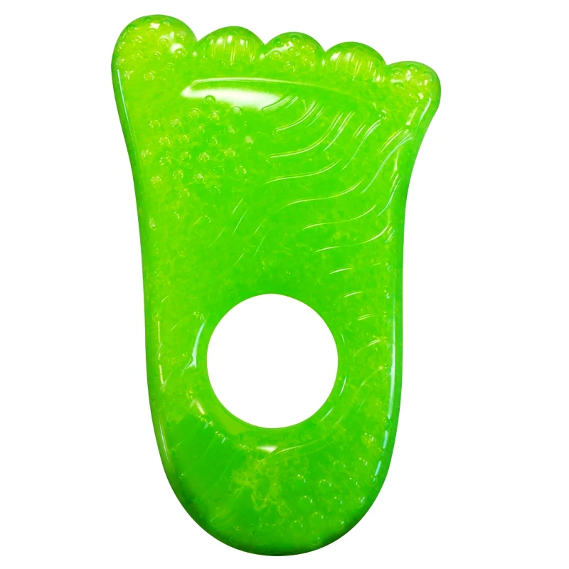 Munchkin Munchkin Fun Ice Chewy Teether Παιχνίδι Μάσησης για Ανακούφιση του Πόνου Οδοντοφυΐας 1 Τεμάχιο - Πατούσα Πράσινη