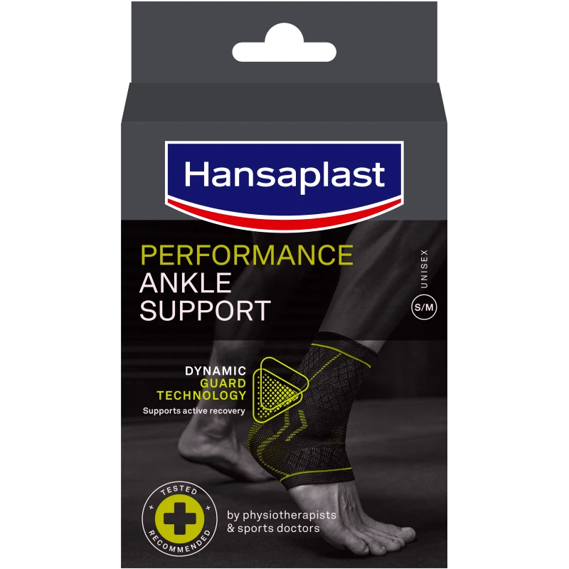 Hansaplast Hansaplast Performance Ankle Support Επιστραγαλίδα Υψηλής Στήριξης που Διευκολύνει την Ταχύτερη Αποκατάσταση 1 Τεμάχιο - S/M