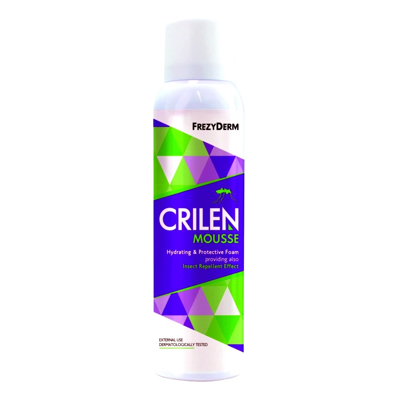 Frezyderm Frezyderm Crilen Mousse Ενυδατικός Εντομοαπωθητικός Αφρός 150ml