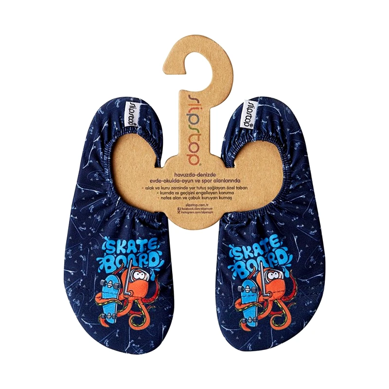 SlipStop SlipStop Skateboard Set Κωδ SS-41 Μέγεθος 27-29 Αντιολισθητικά Παιδικά Παντοφλάκια 1 Ζευγάρι - Medium