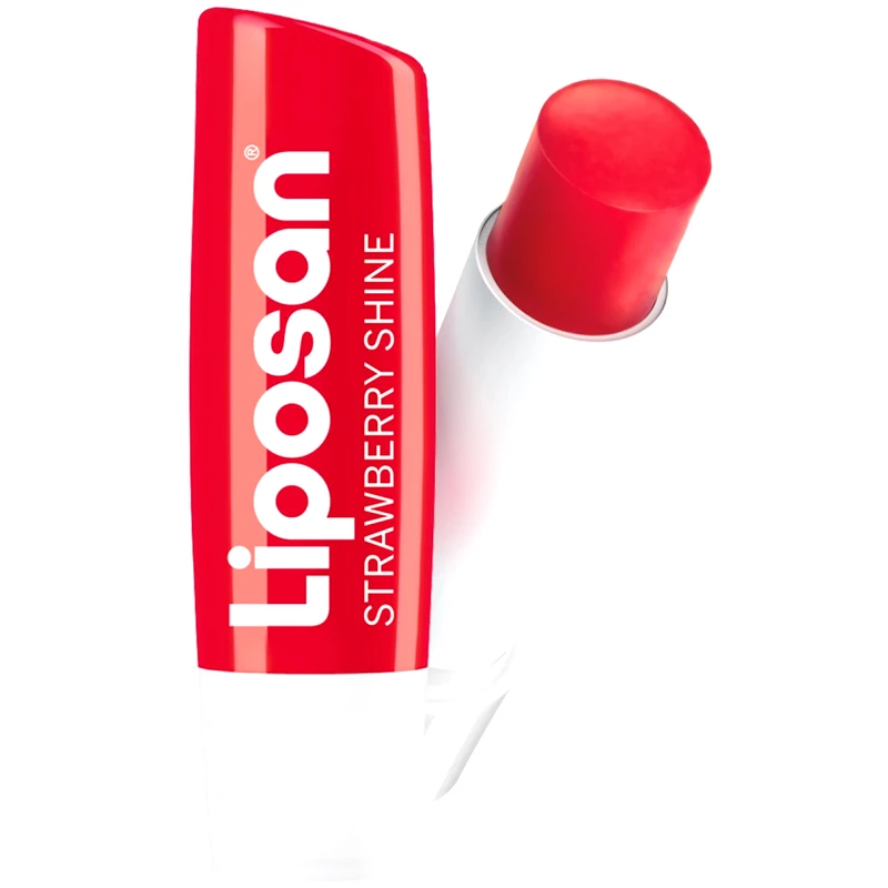 Liposan Liposan Strawberry Shine Lip Balm 24h Hydration Βάλσαμο Χειλιών 24ωρης Ενυδάτωσης & Θρέψης με Άρωμα Φράουλα 4.8g