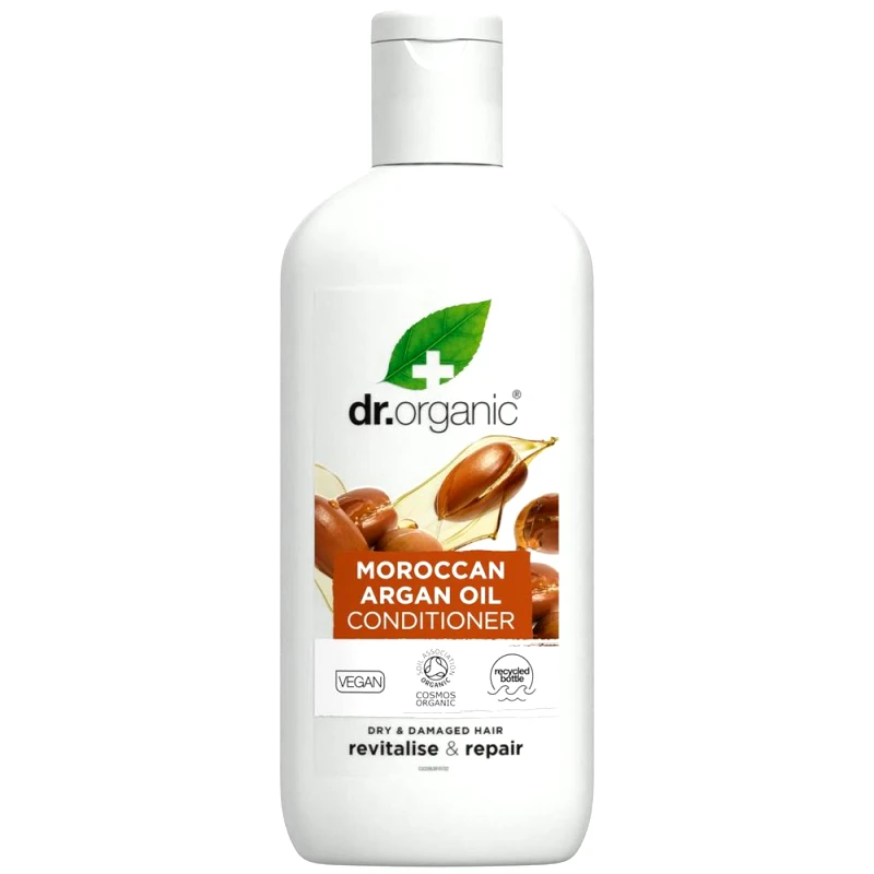 Dr Organic Dr Organic Moroccan Argan Oil Conditioner Μαλακτική Κρέμα Μαλλιών με Έλαιο Αργκάν για Αναδόμηση 265ml