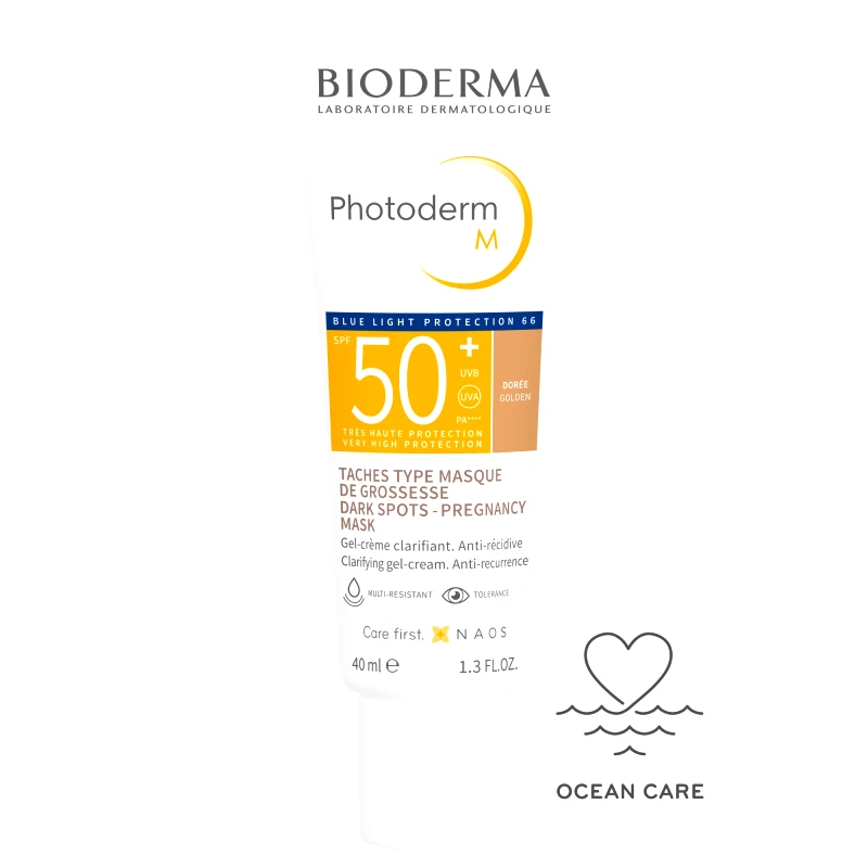 Bioderma Bioderma Photoderm M Spf50+ Tinted Anti-Recurrence Face Gel-Cream Ματ Κρέμα Προσώπου Υψηλής Αντηλιακής Προστασίας με Χρώμα 40ml - Golden