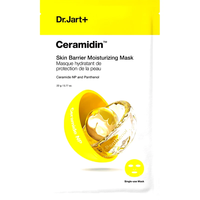 Dr.Jart+ Dr.Jart+ Ceramidin Skin Barrier Moisturuzing Mask for Dry Skin Ενυδατική Μάσκα Προσώπου με Κεραμίδια NP, Πανθενόλη & Γλυκερίνη, Κατάλληλη για Ξηρές Επιδερμίδες 22g