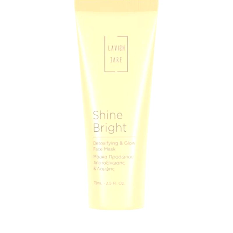 Lavish Care Lavish Care Shine Bright Detoxifying & Glow Face Mask Αποτοξινωτική Μάσκα Προσώπου για Λάμψη 75ml