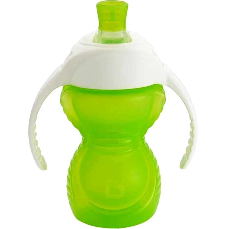 Munchkin Munchkin Click Lock Chew Proof Trainer Cup 6m+ Εκπαιδευτικό Ποτηράκι με Μαλακό Στόμιο Χωρίς Διαρροές 237ml - Λαχανί