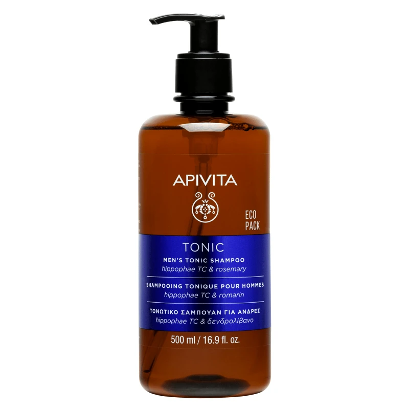 Apivita Apivita Men's Tonic Shampoo with Hippophae TC & Rosemary Τονωτικό Σαμπουάν Κατά της Τριχόπτωσης για Άνδρες με Ιπποφαές & Δεντρολίβανο 500ml