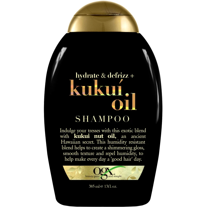 OGX OGX Kukui Oil Shampoo Hydrate & Defrizz Σαμπουάν Ενυδάτωσης, Κατά του Φριζαρίσματος 385ml