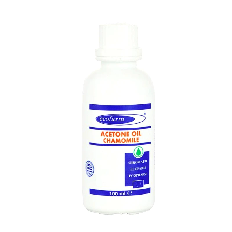 Ecofarm Ecofarm Aceton Oil Chamomile Ασετόν Εμπλουτισμένο με Έλαιο Χαμομηλιού 100ml
