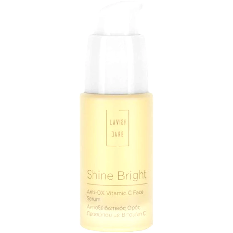 Lavish Care Lavish Care Shine Bright Anti-OX Vitamin C Face Serum Ενυδατικός Ορός Προσώπου με Πλούσιο Μείγμα Αντιοξειδωτικών & Βιταμίνη C Κατά των Ρυτίδων 30ml