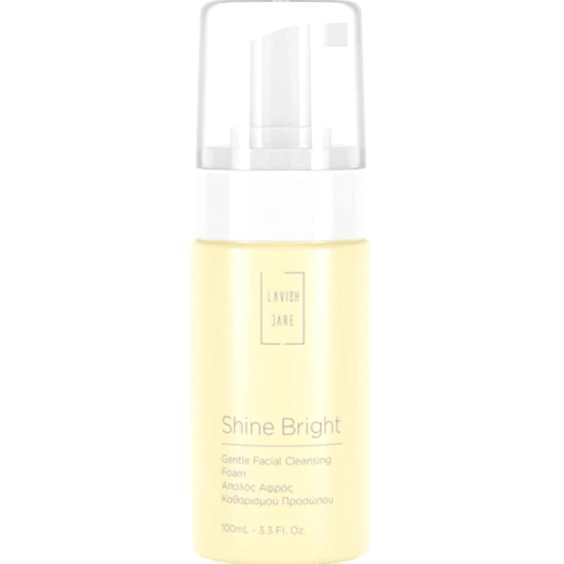 Lavish Care Lavish Care Shine Bright Cleansing Foam Απαλός Αφρός Καθαρισμού Προσώπου 100ml