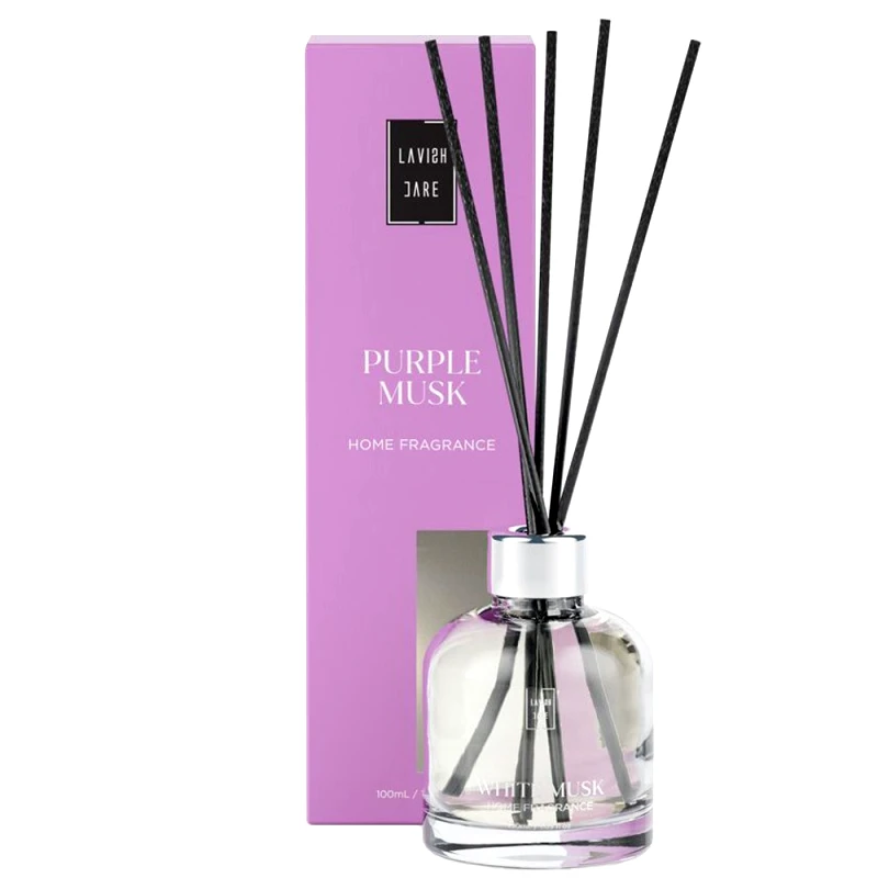 Lavish Care Lavish Care Purple Musk Home Fragrance Άρωμα Χώρου με Εθιστικές Νότες Λευκού Μόσχου 100ml