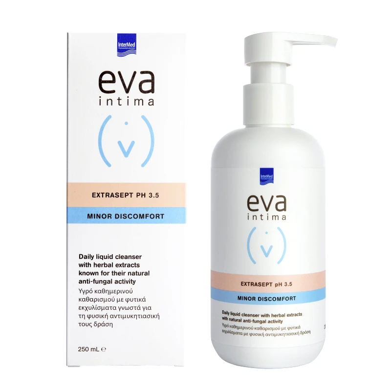 Eva Eva Intima Extrasept PH3.5 Minor Discomfort Υγρό Καθημερινού Καθαρισμού Ευαίσθητης Περιοχής 250ml