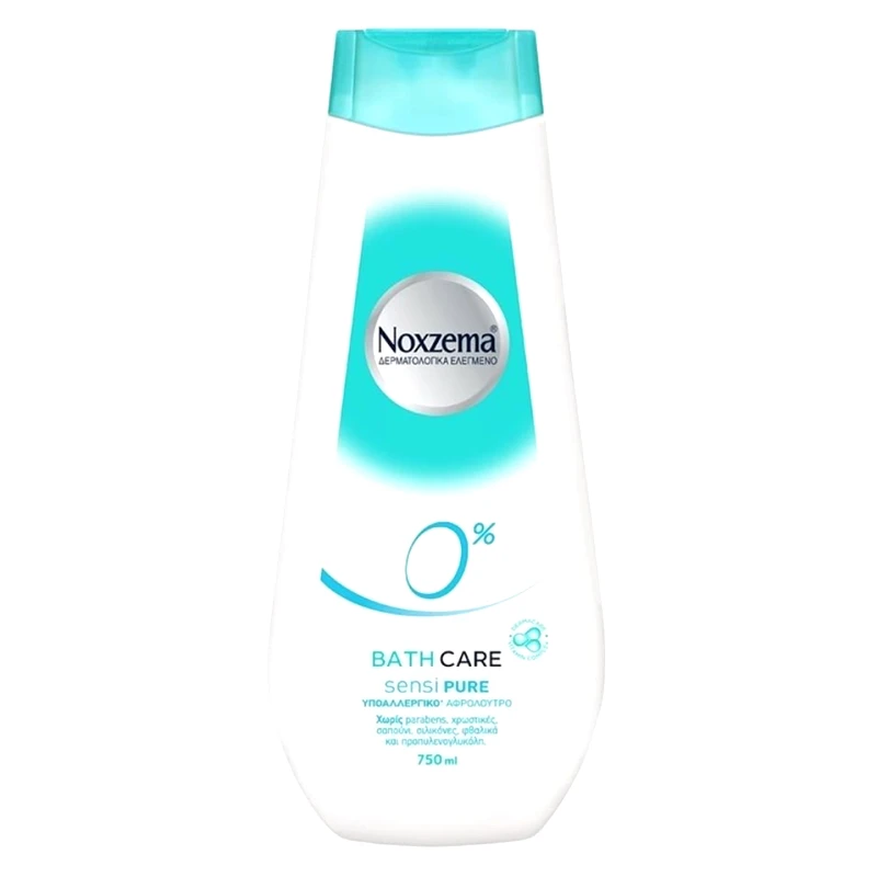 Noxzema Noxzema Bath Care Sensi Pure 0% Υποαλλεργικό Αφρόλουτρο 750 ml