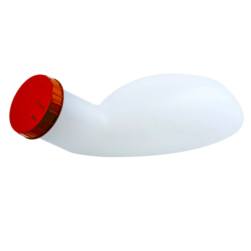 Alfacare Alfacare Plastic Urinal 800ml Ανδρικό Πλαστικό Ουροδοχείο με Καπάκι 1 Τεμάχιο - Κόκκινο
