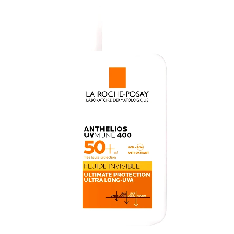 La Roche-Posay La Roche-Posay Anthelios UVMune 400 Spf50+ Invisible Fluide Λεπτόρρευστο Αντηλιακό Προσώπου Πολύ Υψηλής Αντηλιακής Προστασίας 50ml