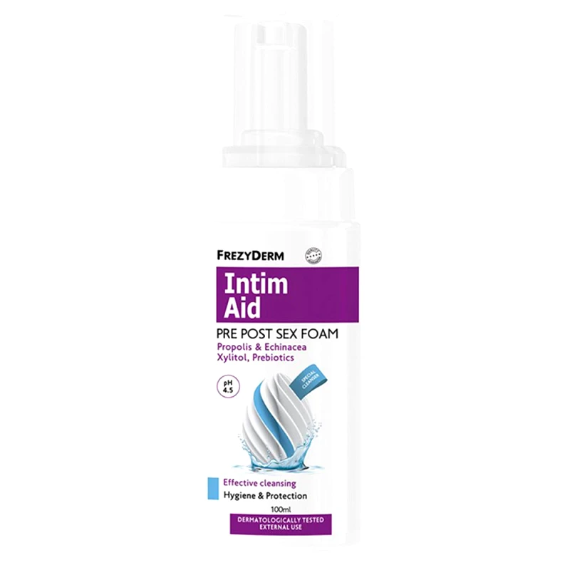 Frezyderm Frezyderm Intim Aid Pre Post Sex Foam Αφρός Καθαρισμού της Ευαίσθητης Περιοχής για Πριν & Μετά την Σεξουαλική Επαφή 100ml