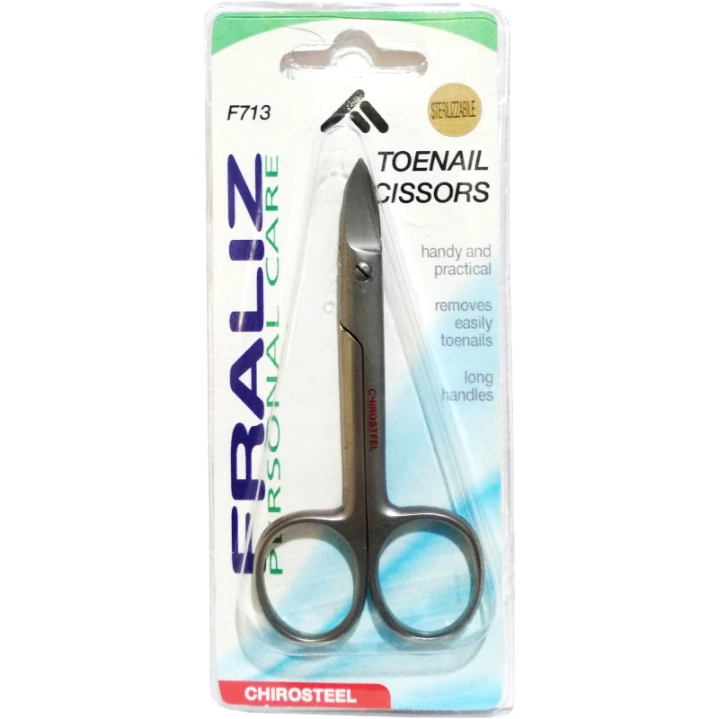 Health-Plus Fraliz F713 Toenail Scissors Ψαλίδι για Νύχια Ποδιών 1 Τεμάχιο