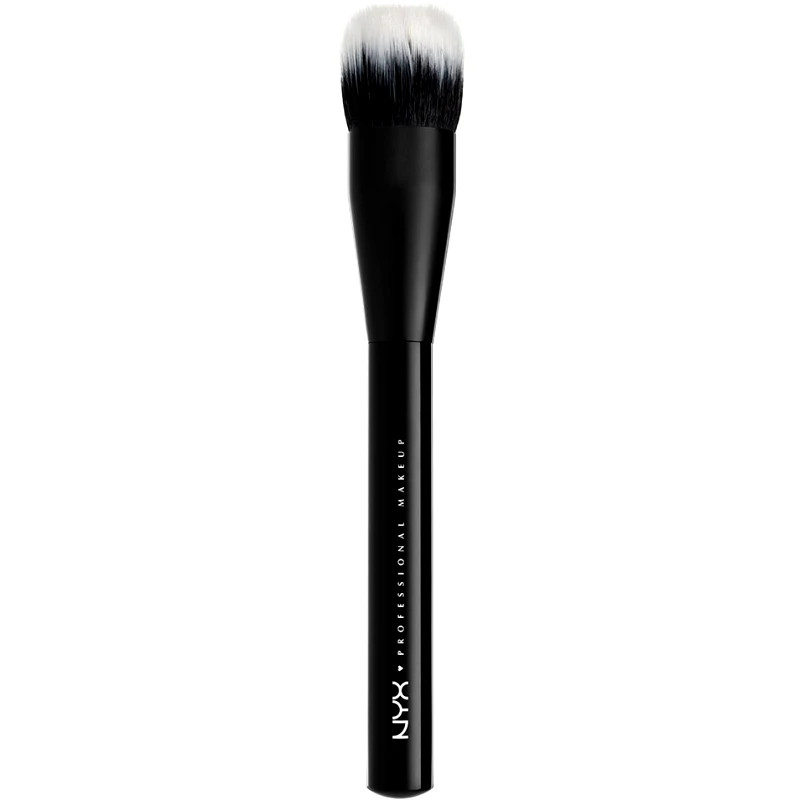 NYX Professional Makeup NYX Professional Makeup Dual Fiber Foundation Brush Μαλακό Μεγάλο Πινέλο για Εύκολη Εφαρμογή Οποιουδήποτε Υγρού Makeup 1 Τεμάχιο