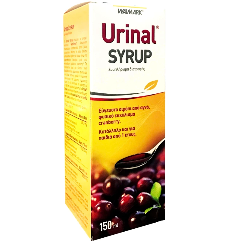 VivaPharm Urinal Syrup Συμπλήρωμα Διατροφής με Cranberry σε Σιρόπι για την Καλή Υγεία του Ουροποιητικού 150ml