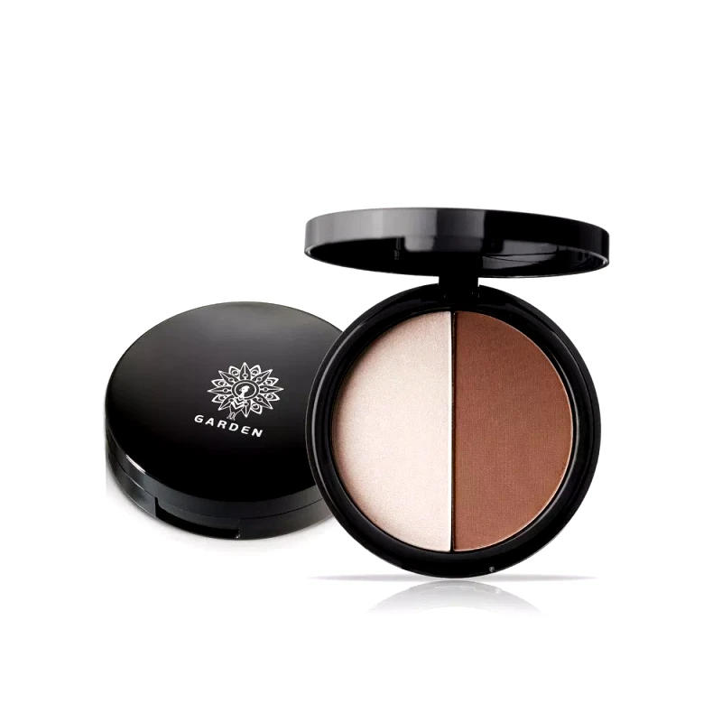 Garden Garden Highlight & Contour Palette Παλέτα που σας Επιτρέπει να Σμιλεύετε & να Φωτίζετε το Πρόσωπό σας Φυσικά 9gr - 12 Silver Wings