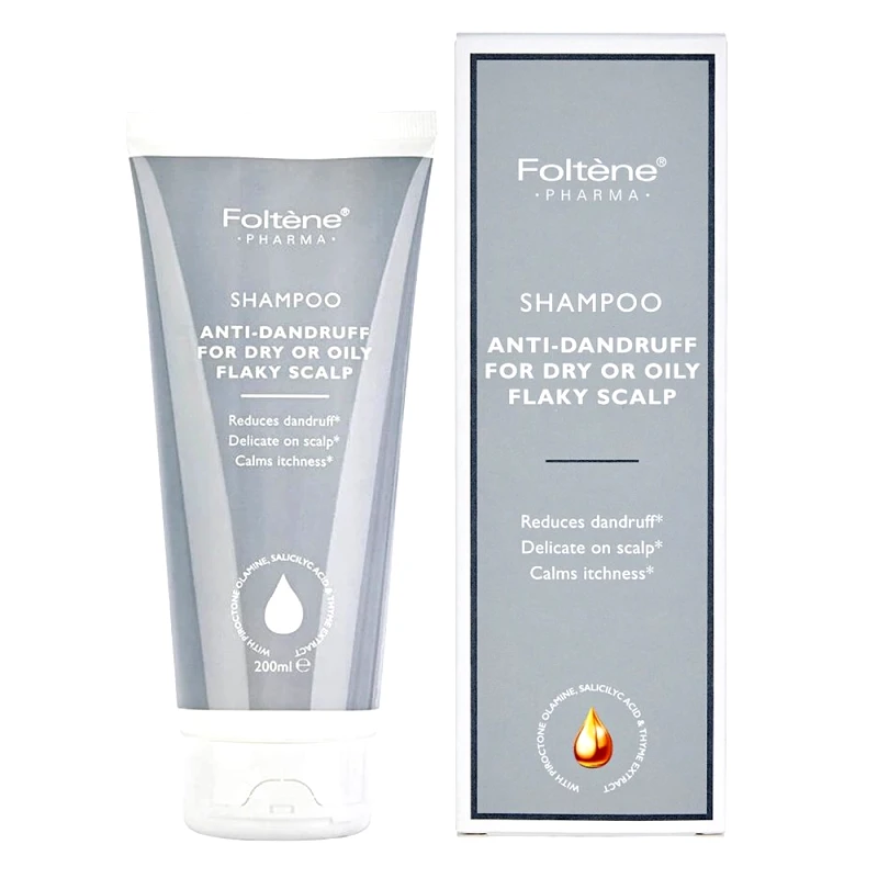 Foltene Pharma Foltene Pharma Anti-Dandruff Shampoo for Dry or Oily Flaky Scalp Σαμπουάν Κατά της Λιπαρής ή Ξηρής Πιτυρίδας 200ml