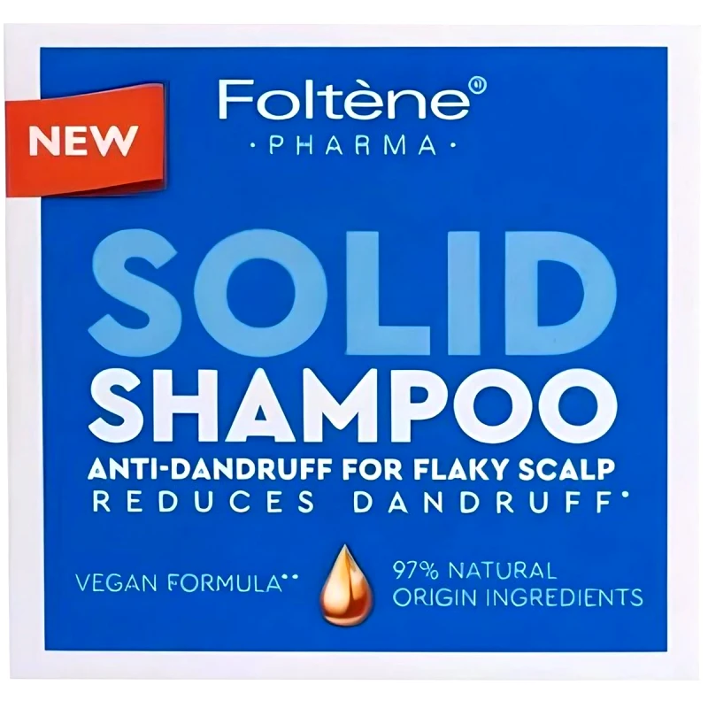 Foltene Pharma Foltene Pharma Anti-Dandruff Solid Shampoo for Flaky Scalp Μπάρα Καθαρισμού Μαλλιών Κατά της Λιπαρής Πιτυρίδας 75g