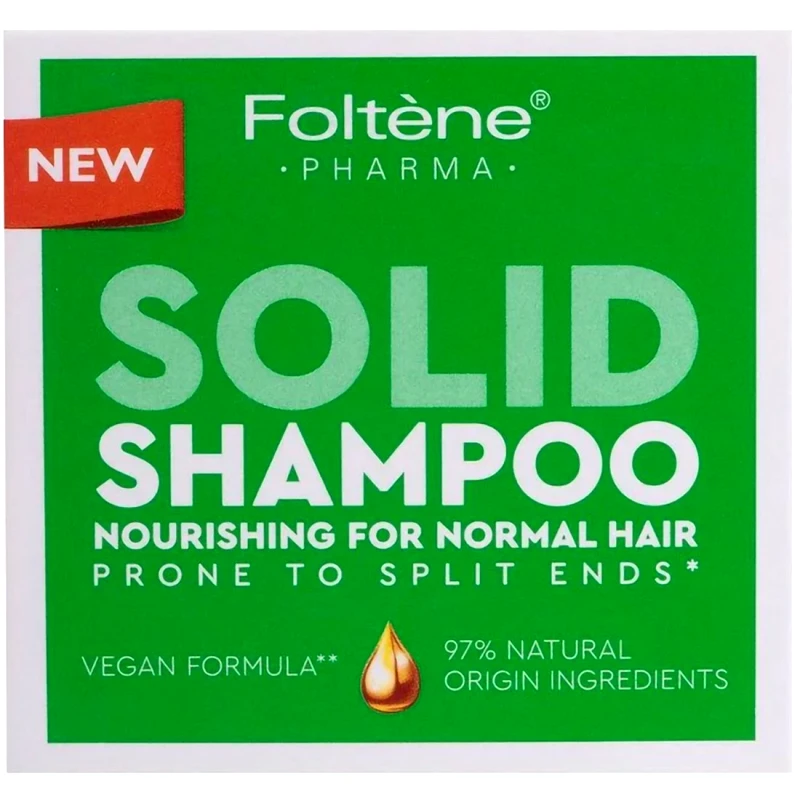 Foltene Pharma Foltene Pharma Solid Shampoo Nourishing for Normal Hair Μπάρα Καθαρισμού Ενυδάτωσης & Θρέψης για Κανονικά Μαλλιά 75g
