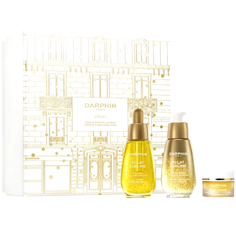 Darphin Darphin Promo Eclat Sublime Dual Rejuvenating Micro-Serum 30ml & 8-Flower Golden Nectar Oil 30ml & Aromatic Cleansing Balm With Rosewood 5ml