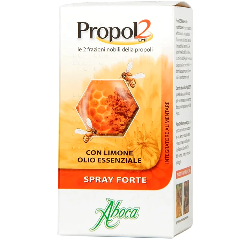 Aboca Aboca Propol2 EMF Spray Στοματοφαρυγγικό Σπρέι για τον Ερεθισμένο Λαιμό με Πρόπολη 30ml