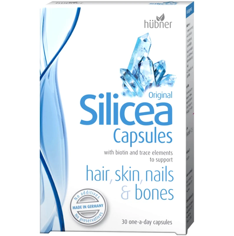 Hubner Hubner Silicea Original Φυσικό Συμπλήρωμα Διατροφής Κατάλληλο για την Ενίσχυση των Μαλλιών, Νυχιών και του Δέρματος 30caps