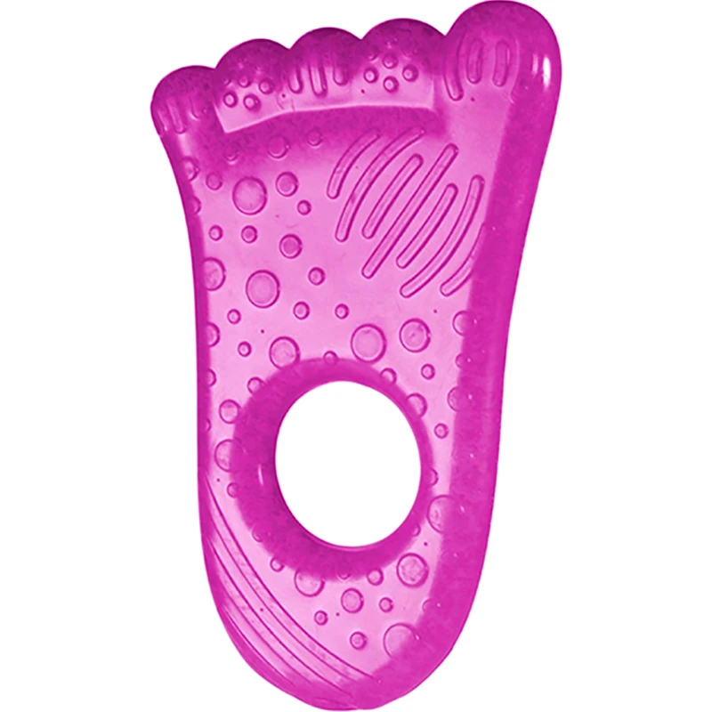 Munchkin Munchkin Fun Ice Chewy Teether Παιχνίδι Μάσησης για Ανακούφιση του Πόνου Οδοντοφυΐας 1 Τεμάχιο - Πατούσα Φούξια