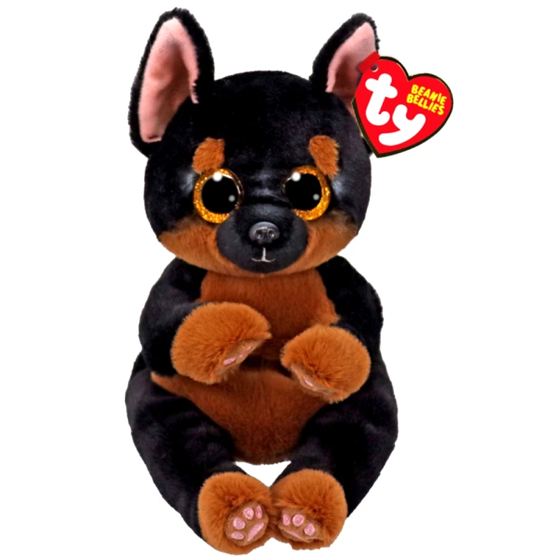 Ty Ty Beanie Babies Fritz Plushie Λούτρινο Παιδικό Παιχνίδι Pinscher μαύρο Σκυλί 1 Τεμάχιο